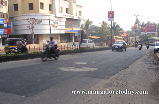 Bad condition of Mangalore Roads